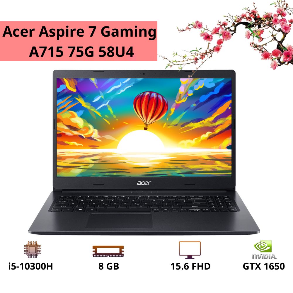 Acer Aspire 7 A715-75G-58U4 i5 10300H/8GB/512GB/GTX1650 Acer Aspire 7 A715-75G-58U4 i5 10300H/8GB/512GB/GTX1650