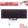 Thay Bàn phím laptop MSI Gaming GF63