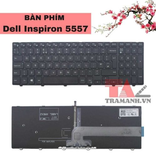 Thay Bàn phím laptop Dell Inspiron 5557